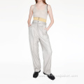 New Fashion Pleated Long Loose Pants for Women
